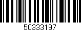 Código de barras (EAN, GTIN, SKU, ISBN): '50333197'