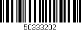 Código de barras (EAN, GTIN, SKU, ISBN): '50333202'