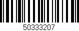 Código de barras (EAN, GTIN, SKU, ISBN): '50333207'