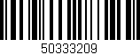 Código de barras (EAN, GTIN, SKU, ISBN): '50333209'