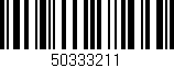 Código de barras (EAN, GTIN, SKU, ISBN): '50333211'