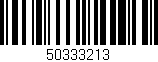 Código de barras (EAN, GTIN, SKU, ISBN): '50333213'