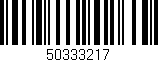Código de barras (EAN, GTIN, SKU, ISBN): '50333217'