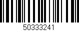Código de barras (EAN, GTIN, SKU, ISBN): '50333241'