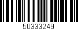 Código de barras (EAN, GTIN, SKU, ISBN): '50333249'