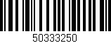 Código de barras (EAN, GTIN, SKU, ISBN): '50333250'