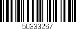 Código de barras (EAN, GTIN, SKU, ISBN): '50333267'