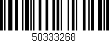 Código de barras (EAN, GTIN, SKU, ISBN): '50333268'