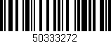 Código de barras (EAN, GTIN, SKU, ISBN): '50333272'