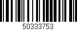 Código de barras (EAN, GTIN, SKU, ISBN): '50333753'