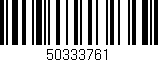 Código de barras (EAN, GTIN, SKU, ISBN): '50333761'