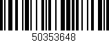 Código de barras (EAN, GTIN, SKU, ISBN): '50353648'