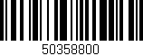 Código de barras (EAN, GTIN, SKU, ISBN): '50358800'