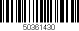 Código de barras (EAN, GTIN, SKU, ISBN): '50361430'