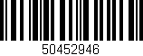 Código de barras (EAN, GTIN, SKU, ISBN): '50452946'