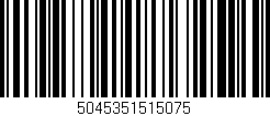 Código de barras (EAN, GTIN, SKU, ISBN): '5045351515075'