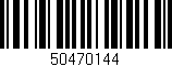 Código de barras (EAN, GTIN, SKU, ISBN): '50470144'