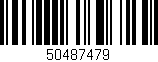 Código de barras (EAN, GTIN, SKU, ISBN): '50487479'