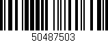 Código de barras (EAN, GTIN, SKU, ISBN): '50487503'