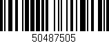 Código de barras (EAN, GTIN, SKU, ISBN): '50487505'