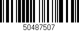 Código de barras (EAN, GTIN, SKU, ISBN): '50487507'