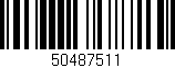 Código de barras (EAN, GTIN, SKU, ISBN): '50487511'