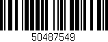 Código de barras (EAN, GTIN, SKU, ISBN): '50487549'
