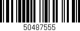Código de barras (EAN, GTIN, SKU, ISBN): '50487555'