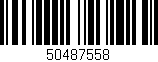 Código de barras (EAN, GTIN, SKU, ISBN): '50487558'