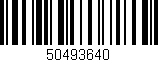 Código de barras (EAN, GTIN, SKU, ISBN): '50493640'