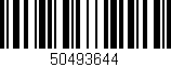 Código de barras (EAN, GTIN, SKU, ISBN): '50493644'