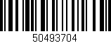 Código de barras (EAN, GTIN, SKU, ISBN): '50493704'
