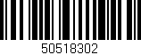Código de barras (EAN, GTIN, SKU, ISBN): '50518302'