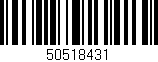 Código de barras (EAN, GTIN, SKU, ISBN): '50518431'