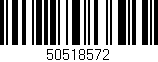 Código de barras (EAN, GTIN, SKU, ISBN): '50518572'