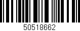 Código de barras (EAN, GTIN, SKU, ISBN): '50518662'