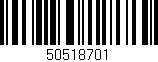 Código de barras (EAN, GTIN, SKU, ISBN): '50518701'