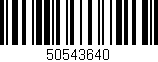 Código de barras (EAN, GTIN, SKU, ISBN): '50543640'