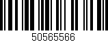 Código de barras (EAN, GTIN, SKU, ISBN): '50565566'