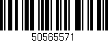 Código de barras (EAN, GTIN, SKU, ISBN): '50565571'