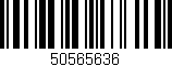 Código de barras (EAN, GTIN, SKU, ISBN): '50565636'