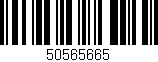 Código de barras (EAN, GTIN, SKU, ISBN): '50565665'
