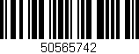 Código de barras (EAN, GTIN, SKU, ISBN): '50565742'