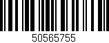Código de barras (EAN, GTIN, SKU, ISBN): '50565755'
