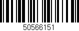 Código de barras (EAN, GTIN, SKU, ISBN): '50566151'