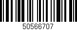 Código de barras (EAN, GTIN, SKU, ISBN): '50566707'