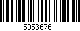 Código de barras (EAN, GTIN, SKU, ISBN): '50566761'