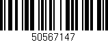 Código de barras (EAN, GTIN, SKU, ISBN): '50567147'