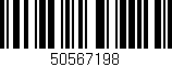 Código de barras (EAN, GTIN, SKU, ISBN): '50567198'