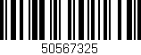 Código de barras (EAN, GTIN, SKU, ISBN): '50567325'